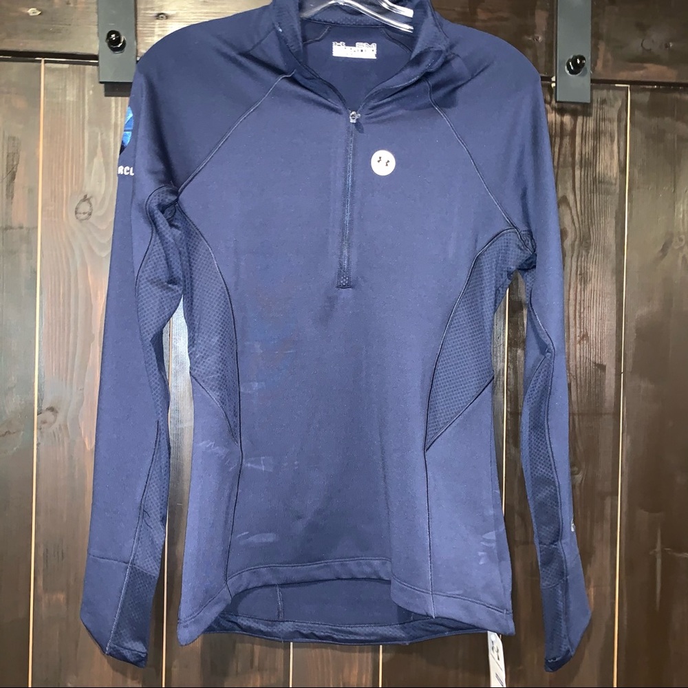 NWT Under Armour Semi-Fitted Pullover Top Small - Picture 1 of 8